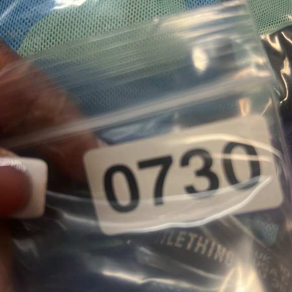 Blue Mesh Dress - Picture 5 of 5